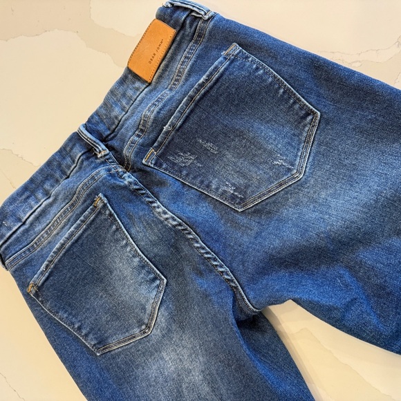 Dear John Women's Skinny Jeans Size 29 Blue Stretch Medium Wash Distressed - Picture 14 of 16